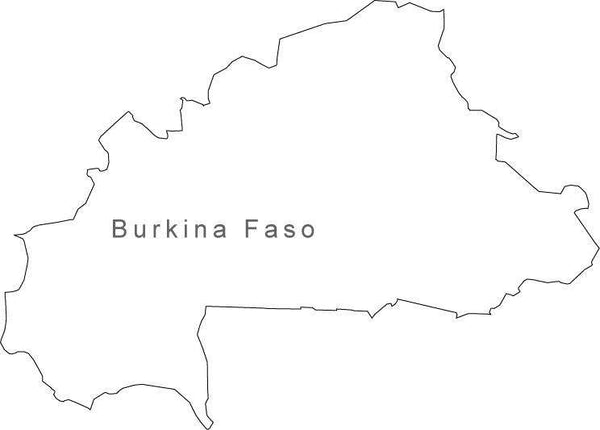 Burkina faso map geometric illustration design 20504234 Vector Art
