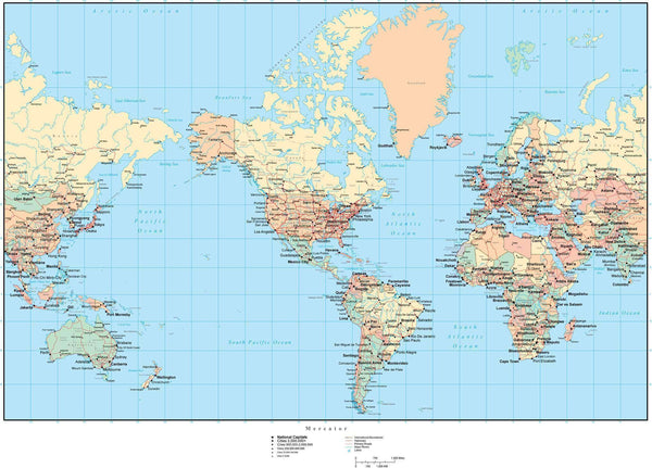 usa world map states