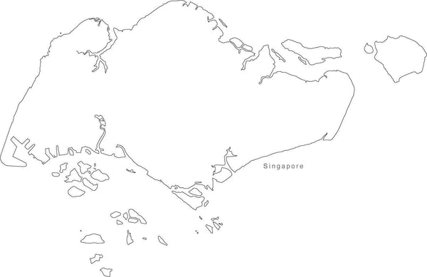 singapore country map
