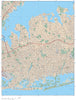 Nassau County, NY Map - with Local Streets