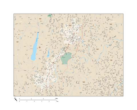 Doylestown  PA Map with Local Streets