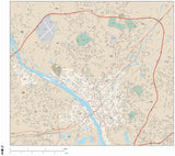 Trenton NJ Map with Local Streets