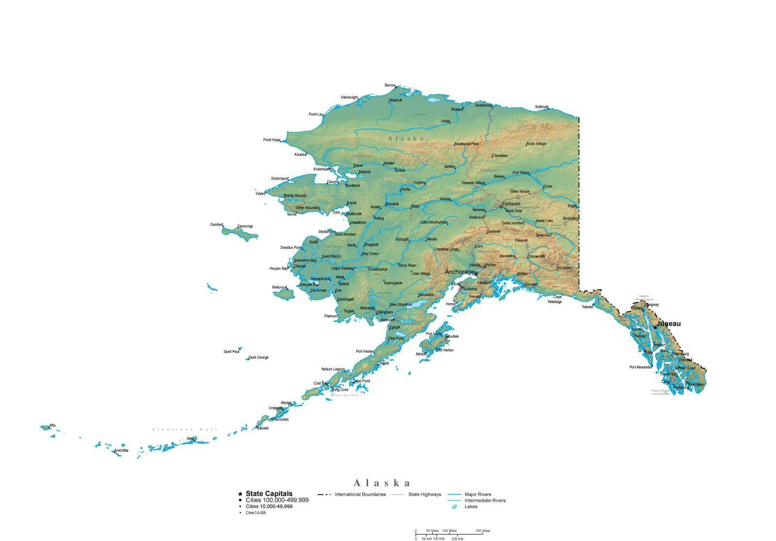 alaska city maps