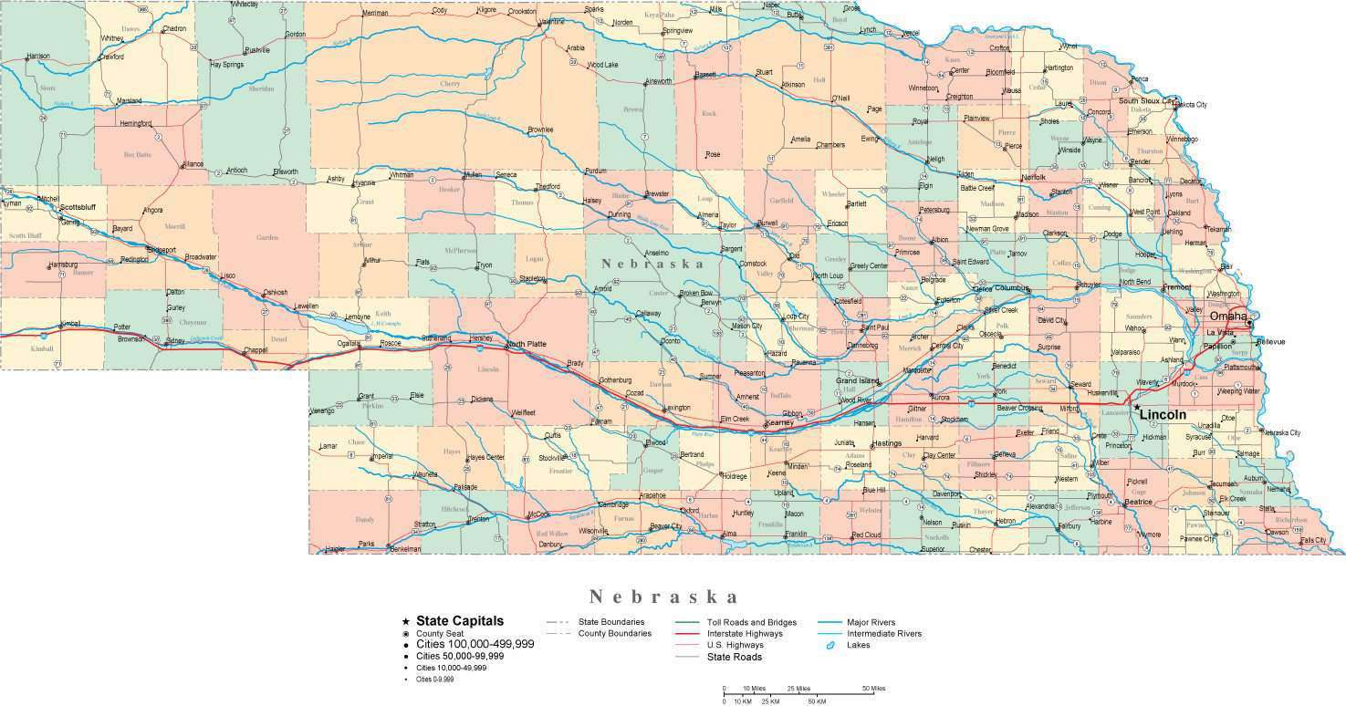 Fishes of Nebraska, Nebraska Maps & More